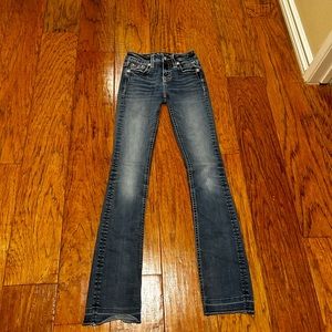 Miss Me Chloe Slim Bootcut Jeans size 24” waist 34”inseam